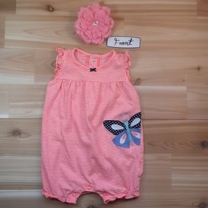 Carter's,  baby girl  romper.